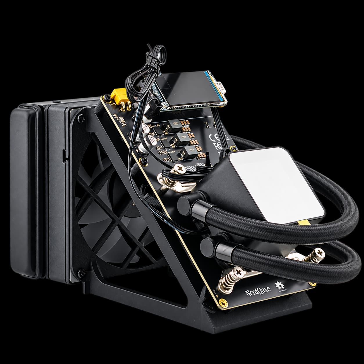 NerdQaxe++ Hydro Revision 6.1 water-cooled miner
