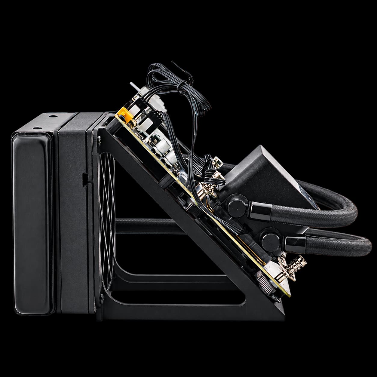 Hydro water-cooling hardware detail